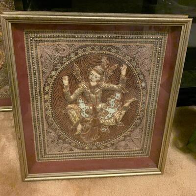 Pair of Kalaga Tapestries 