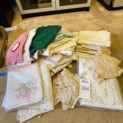 Vintage linens