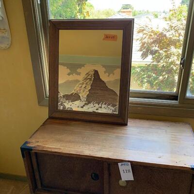 Small dresser and Mirror