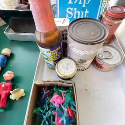 Novelty kitchen items and clock