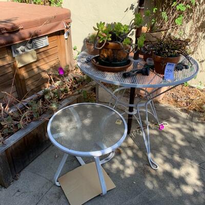 Patio tables, planters and more