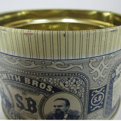 Small Smith Bros Cough Drops Tin, Made in England, 1984