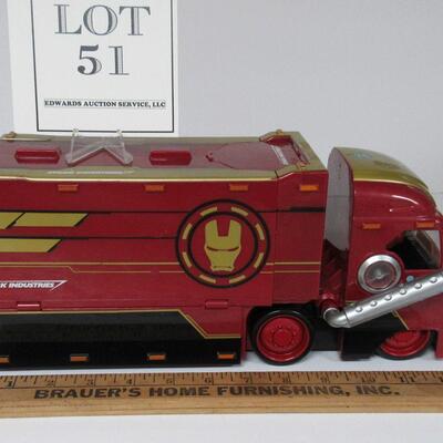Vintage Iron Man 2 Touch Tech Truck Stark Industries Mobile Headquarters, Opens Up - See all photos and description