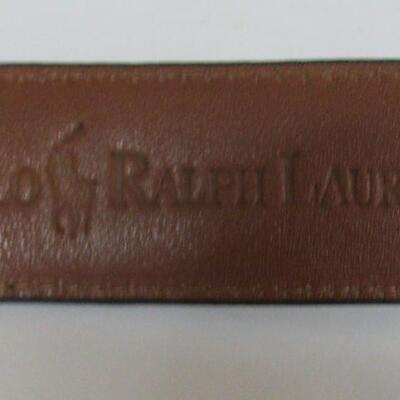 2 Nice Men's Belts, Ralph Lauren 40" Italian Leather, Mc Gregor 40" #9303