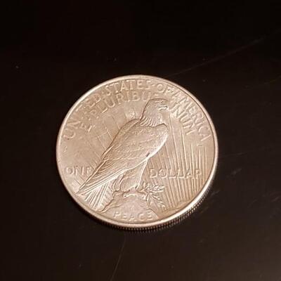 1922 AU Peace silver dollar 