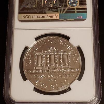 2012  Austria  1$ 5E Viena Philhaomonic MS 69