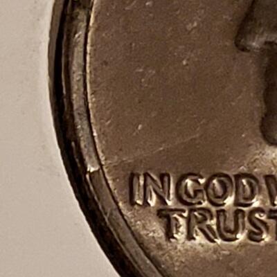 Rare  One of a kind 1973 Rim cud error gem bu quater See description 