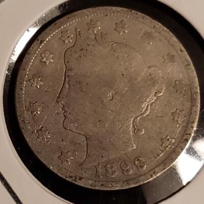 1899 V nickle 