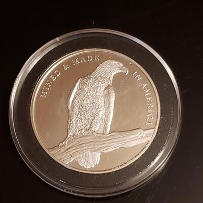 1 oz 999 silver encapsulated silver round bu