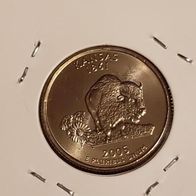 # 2 2005 Kansas In God We Rust error quater bu