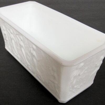 Vintage LE Smith Glass Planter Dancing Nudes