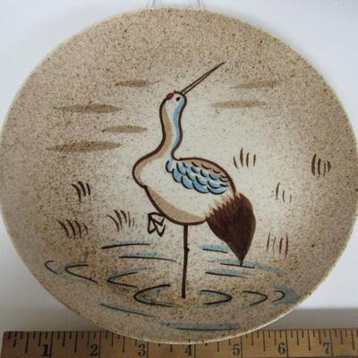 Vintage Bird Plate, Unmarked, Don't Know Maker, read description for more details