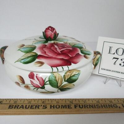Vintage Lefton Americana Covered Casserole