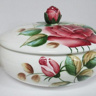 Vintage Lefton Americana Covered Casserole