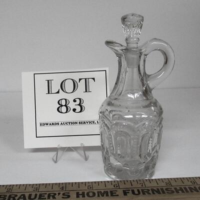 Vintage Moon and Star Cruet With Original Stopper