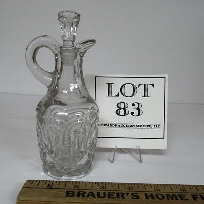 Vintage Moon and Star Cruet With Original Stopper