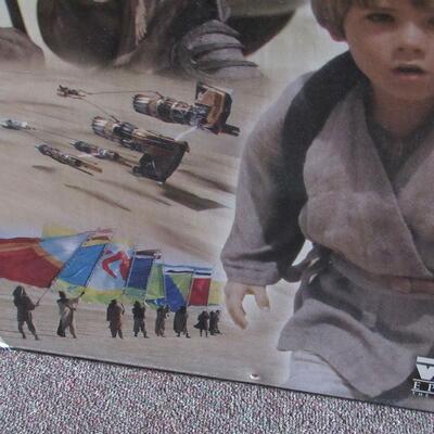 VERY RARE Star Wars Phantom Menace Store Wall Display From Kmart in Fond du Lac, WI, Double Sided