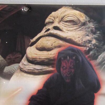 VERY RARE Star Wars Phantom Menace Store Wall Display From Kmart in Fond du Lac, WI, Double Sided