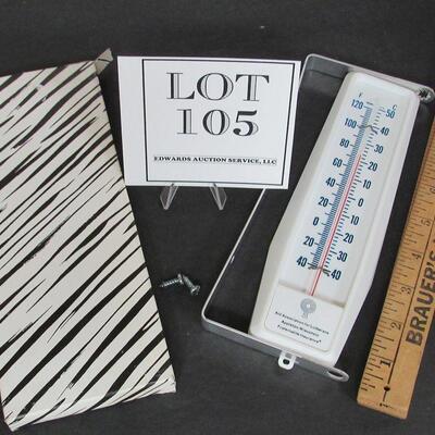 Metal Aid Association for Lutherans Thermometer