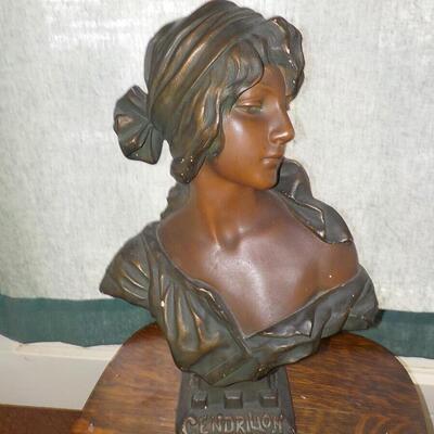 " Cendrillon ou" French Cinderella sculpture.