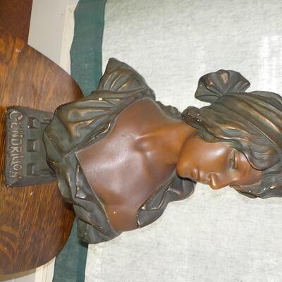 " Cendrillon ou" French Cinderella sculpture.