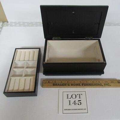 Larger Size Jewelry Box With Frame Top For Photos