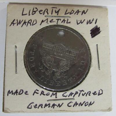 WWI Liberty Metal Made From German Cannon