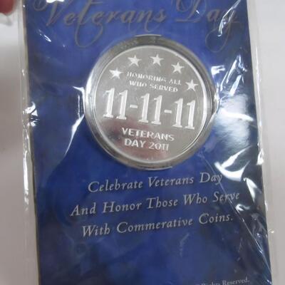 11-11-11 Veterans Day 2011 Medallion