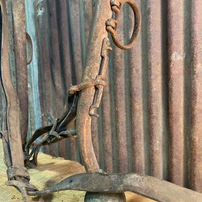 Antique Primitive Horse Hamms (s) - All Steel  - QTY 2