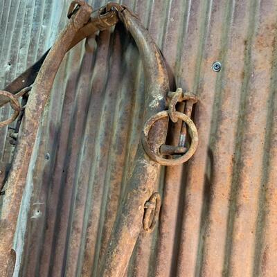 Antique Primitive Horse Hamms (s) - All Steel  - QTY 2