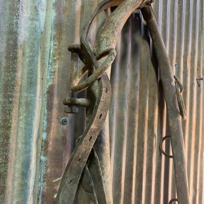 Antique Primitive Horse Hamms (s) - All Steel  - QTY 2