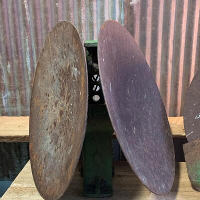 Antique Primitive John Deere Disc Blades - QTY 2 Sets