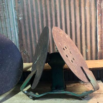 Antique Primitive John Deere Disc Blades - QTY 2 Sets
