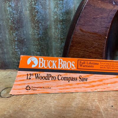 12" Buck Bros Wood Pro Compass Saw, New