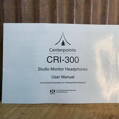 Headphones, Centerpointe CRI-300 Studio Monitor Professional Grade, NIB