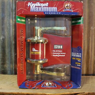 Kwikset Maximum Security Tungsten Door Handle 92007 - QTY 5