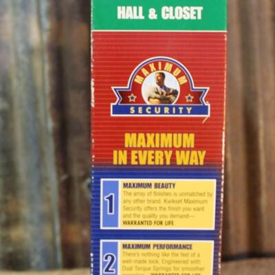 Kwikset Maximum Security Tungsten Door Handle 92007 - QTY 5