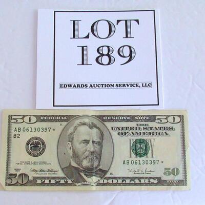 US 1996 $50.00 Star Note 
