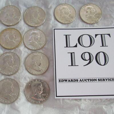 Half Roll of 1961 D Uncirculated Half Dollars In Original Tube With Original Receipt