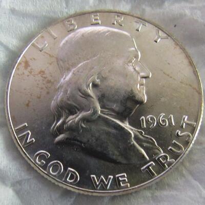 Half Roll of 1961 D Uncirculated Half Dollars In Original Tube With Original Receipt