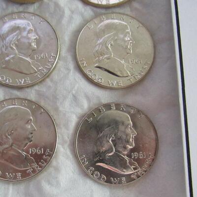 Half Roll of 1961 D Uncirculated Half Dollars In Original Tube With Original Receipt