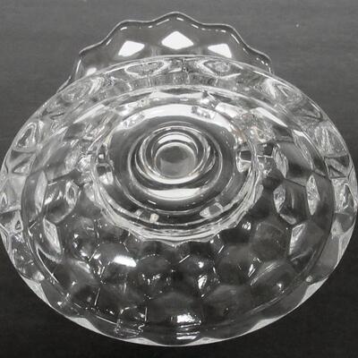 Fostoria American Hurricane Lamp Base, No Shade