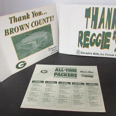 GB Packers 1999 and 2000 Team Photos and Roundy's/Pick and Save Greatest All Time Packers 