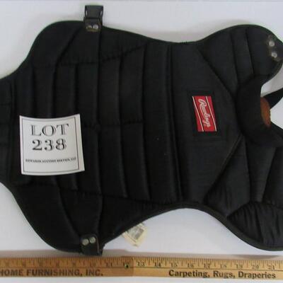 Older Rawlings Baseball Catchers Padded Chest Protector, Youth Ages 9-12, LLBP-1