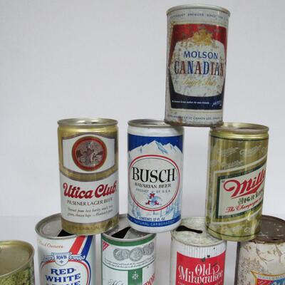 Lot of 30+ Year Old Beer Cans Mixed Lot