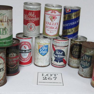 Lot of Misc Vintage Beer Cans 30+ Years Old