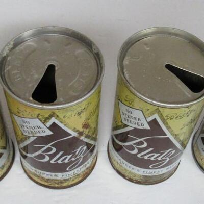 Lot of Vintage Blatz Beer Cans - All Different, No Duplicates 30+ Years Old