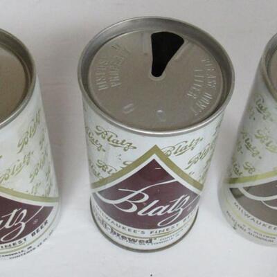 Lot of Vintage Blatz Beer Cans - All Different, No Duplicates 30+ Years Old