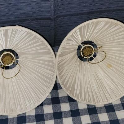 Lot 5: Industrial Brushed Copper Wall Mounted Lamps with (2) Bulb Clamp Shades