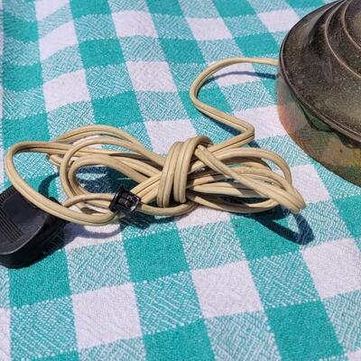 Lot 6: Vintage Brass Lamp